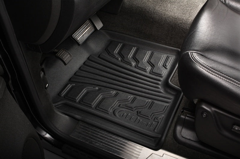 Lund 16-17 Nissan Titan XD Crew Cab Catch-It Floormat Front Floor Liner - Black (2 Pc.)