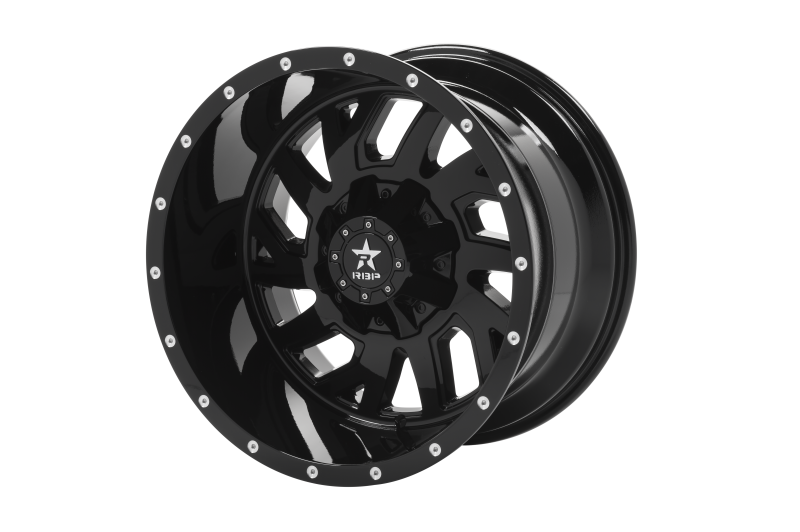 RBP 65R Glock 20x12 6x139.7 BP / 4.75 BS -44mm Offset 78mm CB (Hub Centric) Gloss Black Wheel