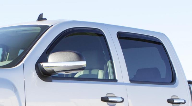 Lund 05-17 Nissan Navara King Cab Ventvisor Elite Window Deflectors - Smoke (4 Pc.)