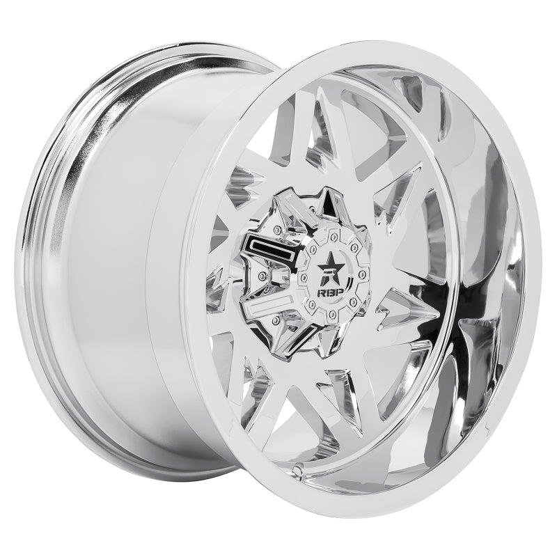 RBP 71R Avenger 20x10 6x139.7 BP / 6 BS 10mm Offset 78mm CB (Hub Centric) Chrome Wheel