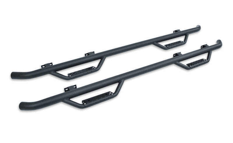 Go Rhino 04-15 Nissan Titan Dominator Classic D2 SideSteps - Cab Length - Tex Blk