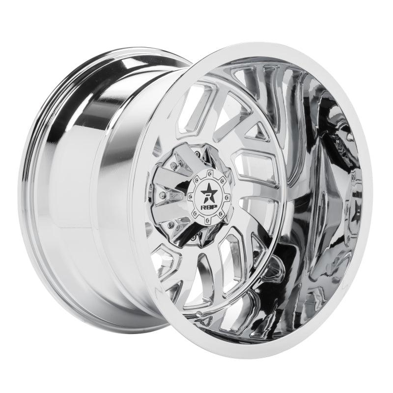 RBP 65R Glock 22x14 6x139.7 BP / 4.5 BS -76mm Offset 78mm CB (Hub Centric) Chrome Wheel