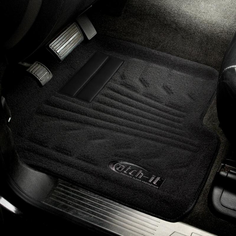 Lund 08-10 Nissan Titan Catch-It Carpet Front Floor Liner - Black (2 Pc.)