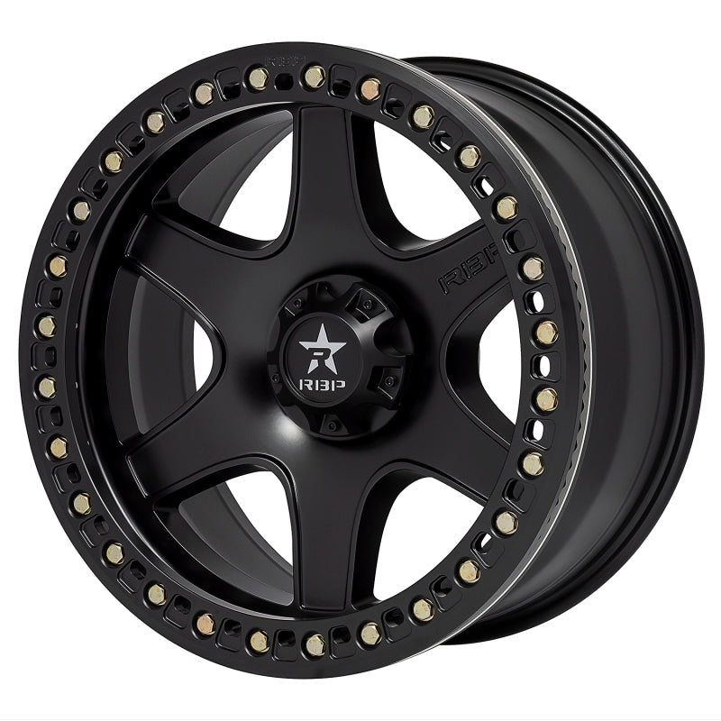 RBP 50R Cobra 17x9.0 6x139.7 BP / 5.5 BS 10mm Offset 78mm CB (Hub Centric) Black w/Black Ring Wheel