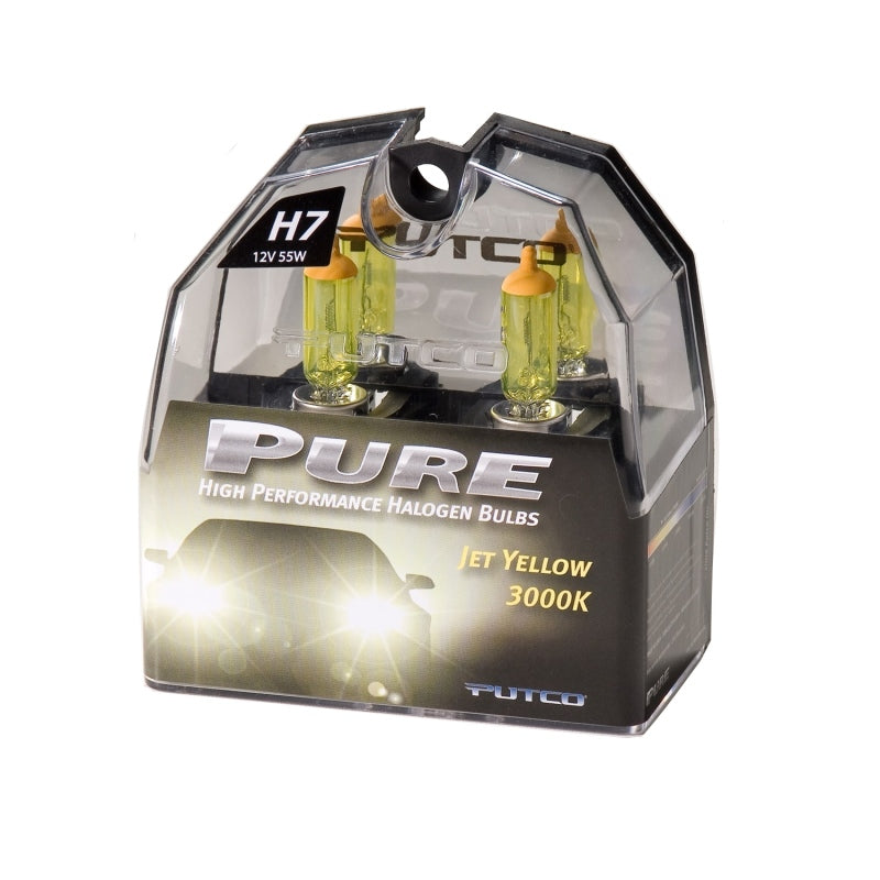 Putco Jet Yellow H7 - Pure Halogen HeadLight Bulbs