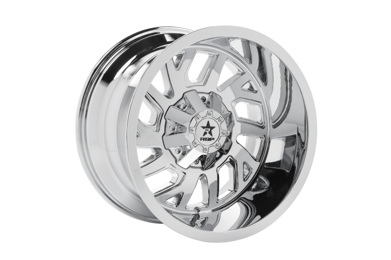 RBP 65R Glock 20x12 6x139.7 BP / 4.75 BS -44mm Offset 78mm CB (Hub Centric) Chrome Wheel