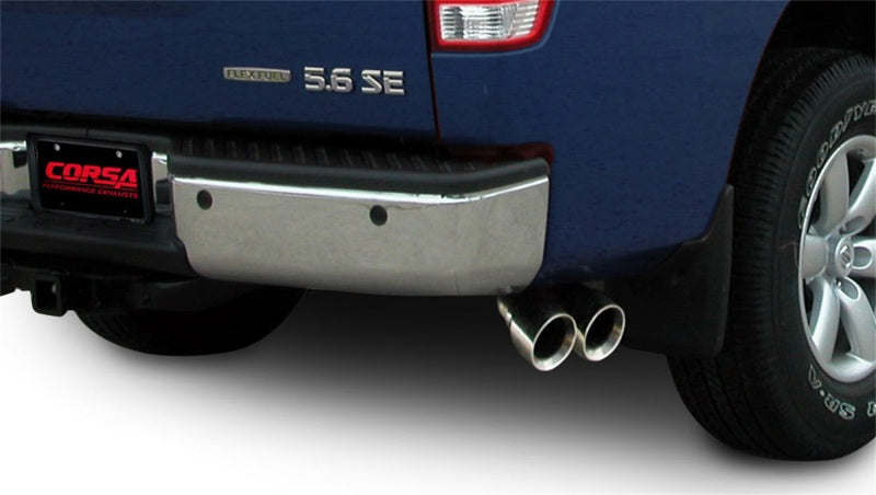 Corsa Nissan Titan King/Crew Cab 5.6L V8 Polished Sport Cat-Back Exhaust