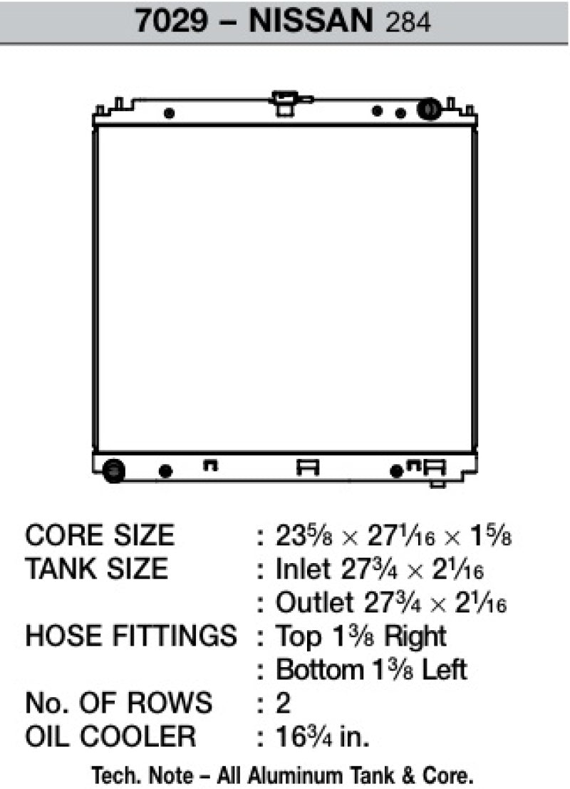 CSF Nissan Frontier / Pathfinder / Xterra Radiator