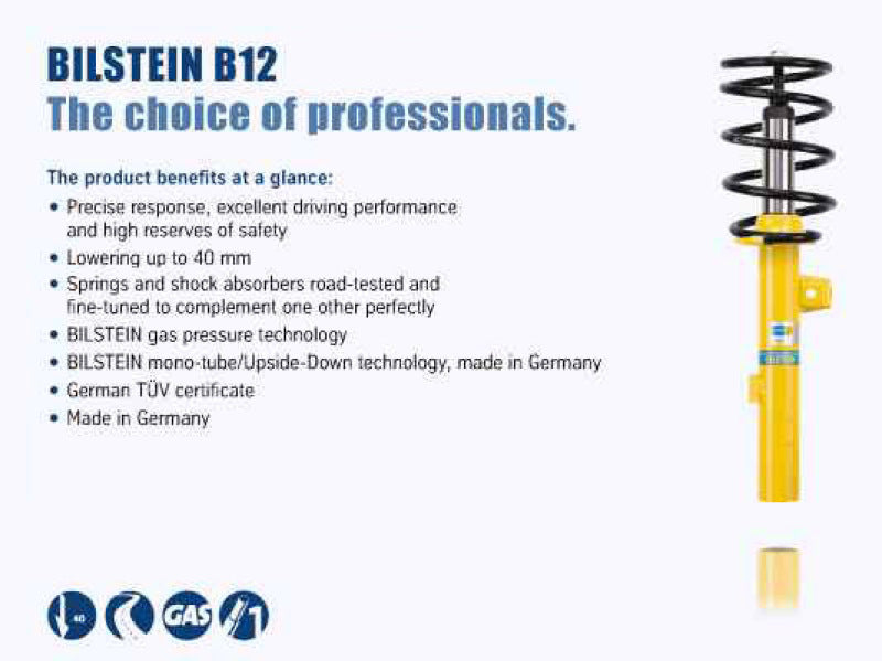 Bilstein B12 Nissan 350Z Touring Front and Rear Suspension Kit