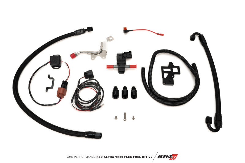 AMS Performance Q50/Q60 (VR30) Red Alpha Flex Fuel Kit V2