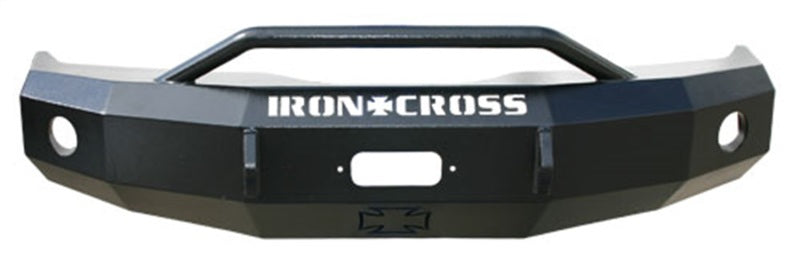 Iron Cross 16-19 Nissan Titan (Non XD) Heavy Duty Push Bar Front Bumper - Matte Black