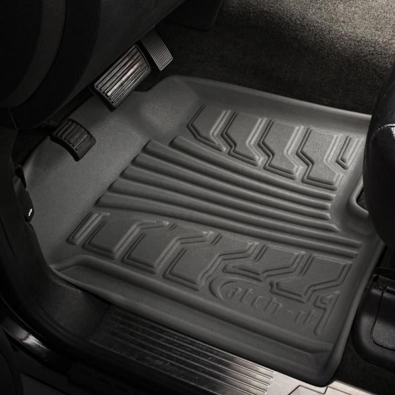 Lund 16-17 Nissan Titan XD Crew Cab Catch-It Floormat Front Floor Liner - Grey (2 Pc.)