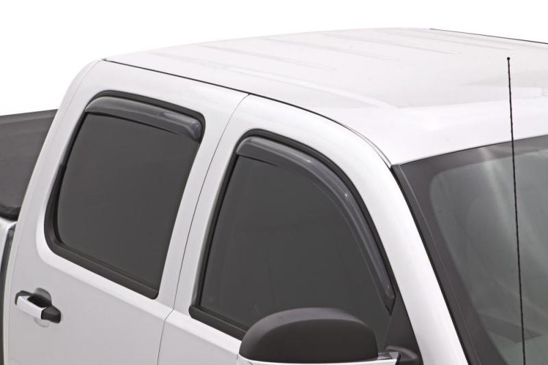 Lund 05-17 Nissan Navara King Cab Ventvisor Elite Window Deflectors - Smoke (4 Pc.)