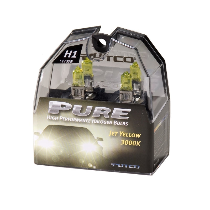 Putco Jet Yellow H1 - Pure Halogen HeadLight Bulbs