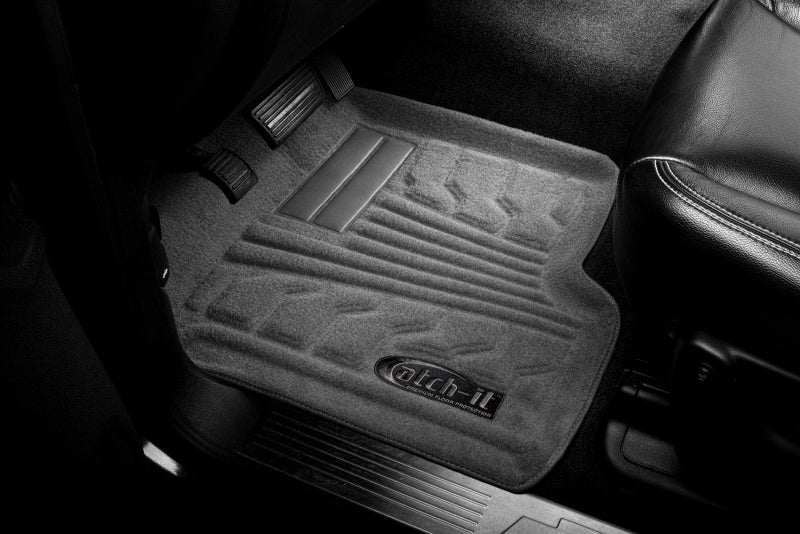 Lund 16-17 Nissan Titan XD Crew Cab Catch-It Carpet Front Floor Liner - Grey (2 Pc.)