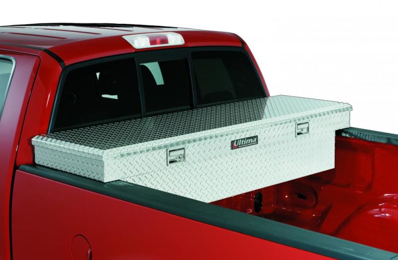 Lund 04-10 Chevy Colorado Ext. Cab Ultima Single Lid Crossover Tool Box - Brite