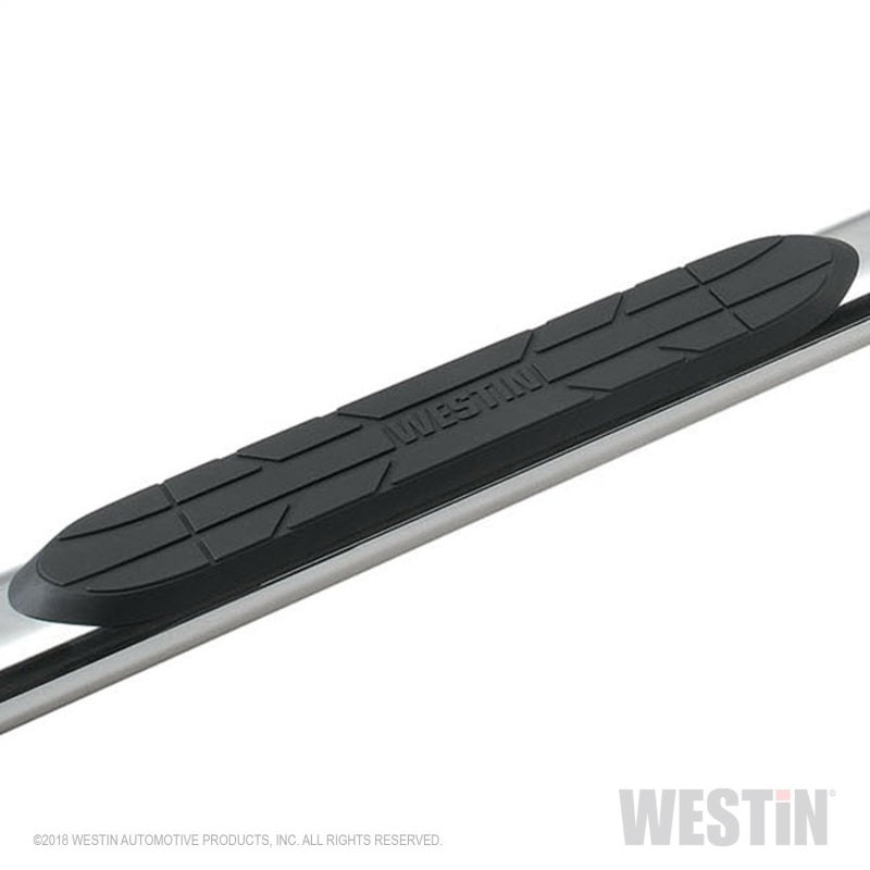 Westin Premier 4 Oval Nerf Step Bars 75 in - Stainless Steel