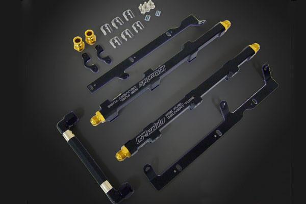 GReddy 09+ Nissan GTR VR38DETT High Flow Fuel Rail Set (Right and Left Banks) 14mm Main Tube